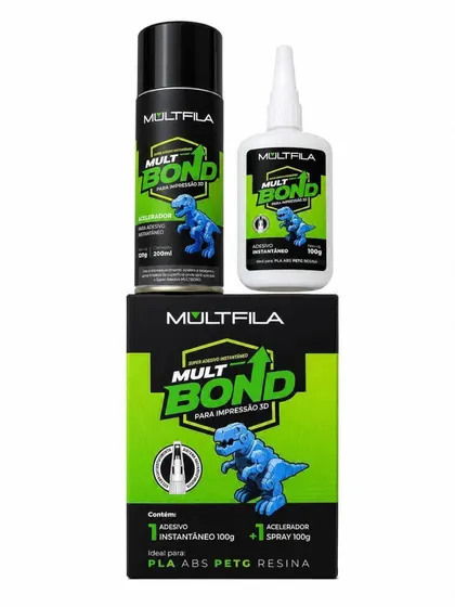 Multbond — Cola + Acelerador de Secagem · 220g